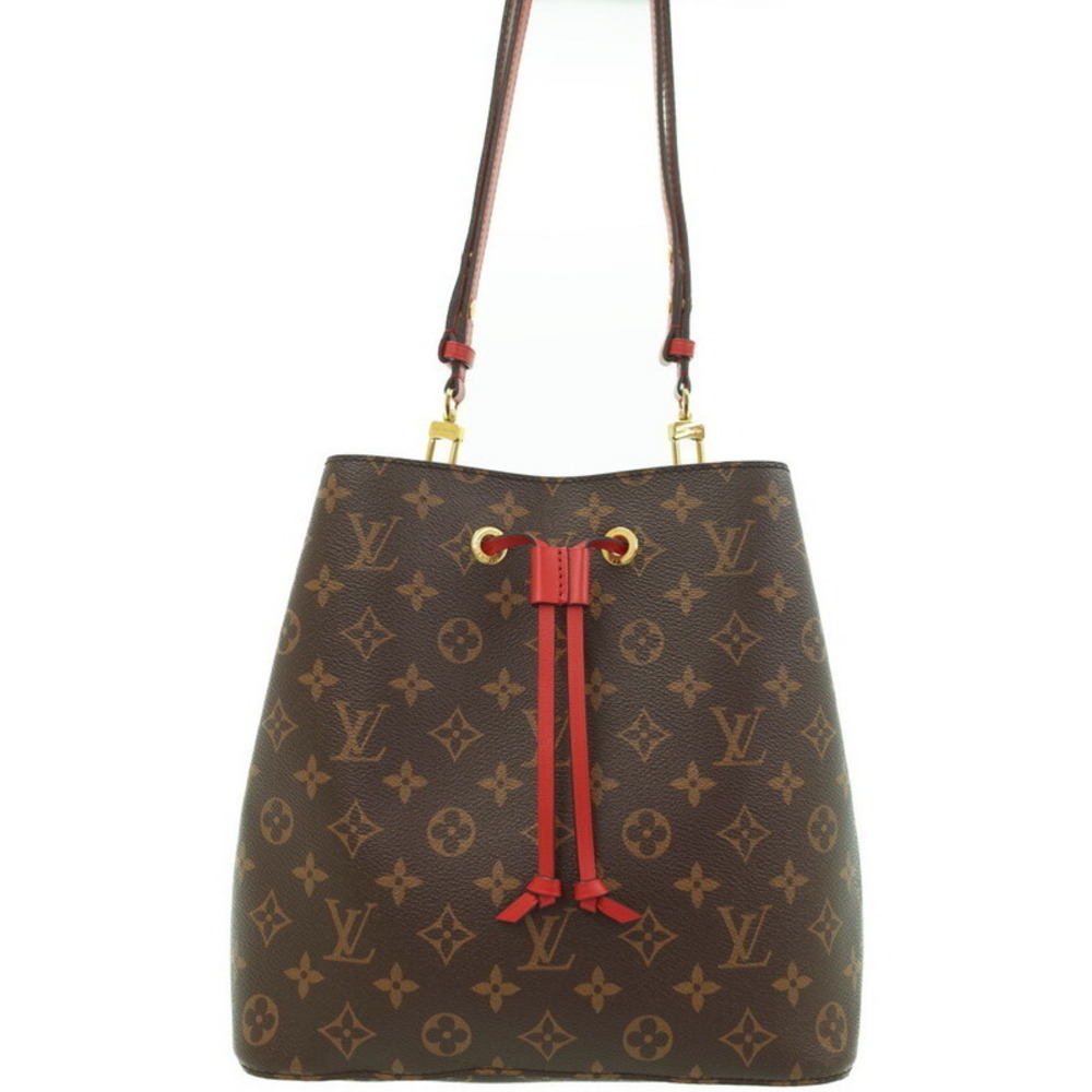 Louis Vuitton Monogram Leather Brown NeoNoe Shoulder Bag